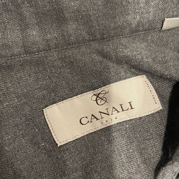 Canali formal cotton button-down (Italy) - Picture 4 of 4